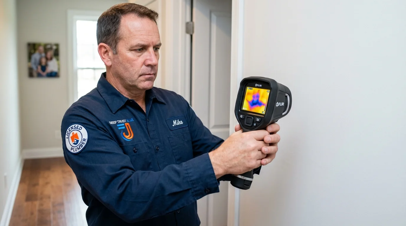 Thermal imaging leak detection by Johns Plumbing LLC in Guymon